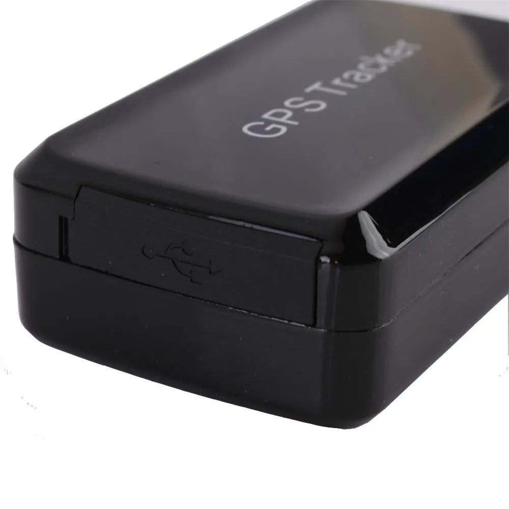 GPS strong magnetic long belt machine positioner in black with 5000mAh battery and mounting accessories
