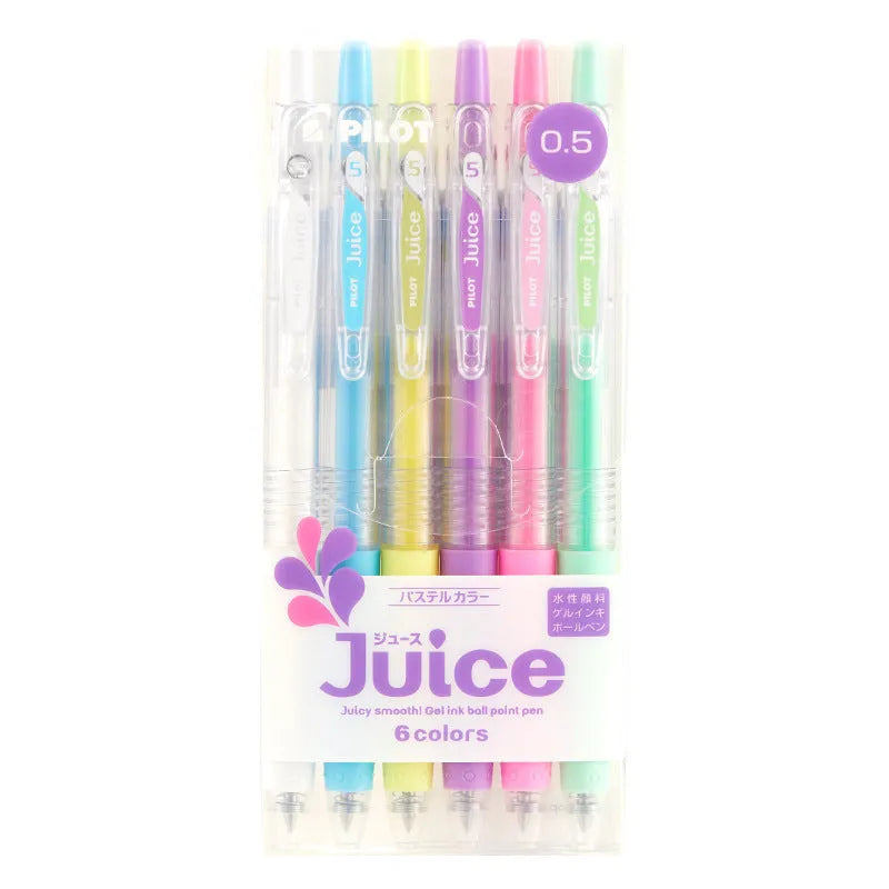 Baiguole 0.5mm gel pen showing metallic gold and silver colours alongside conventional black and blue options