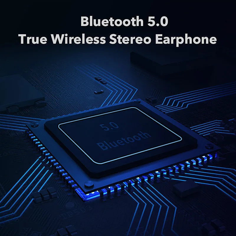 Wireless Bluetooth TWS X8 headphones with charging compartment, Bluetooth 5.0, 6mm speakers, Black or White
