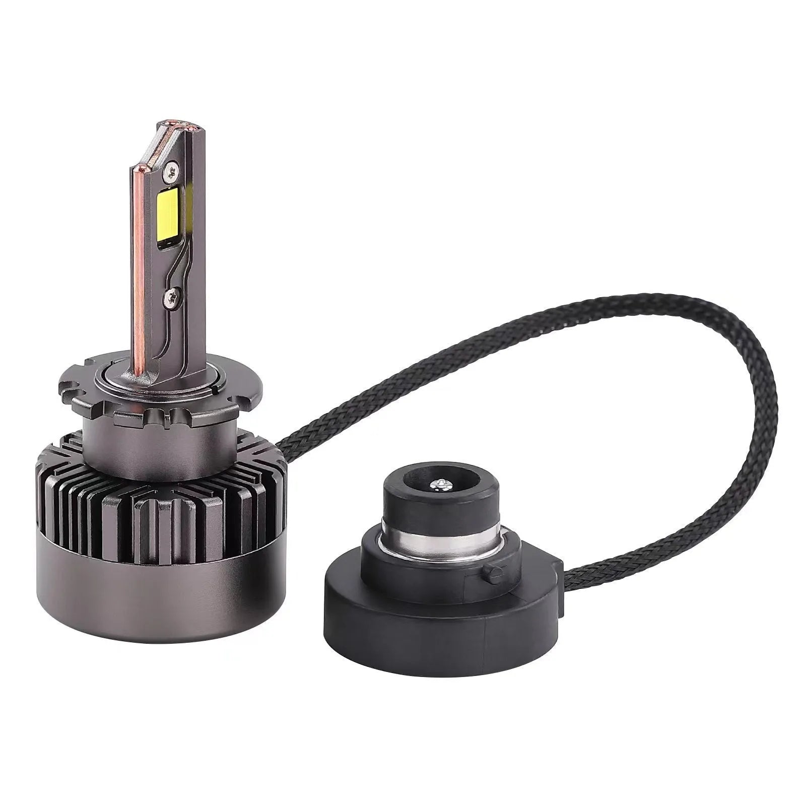 D Series LED car headlight bulb 45W 4500LM with copper tubes for D2SD4S fitment