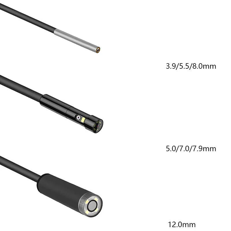 Handheld automotive inspection endoscope with 4.5-inch screen and 1-metre camera cable