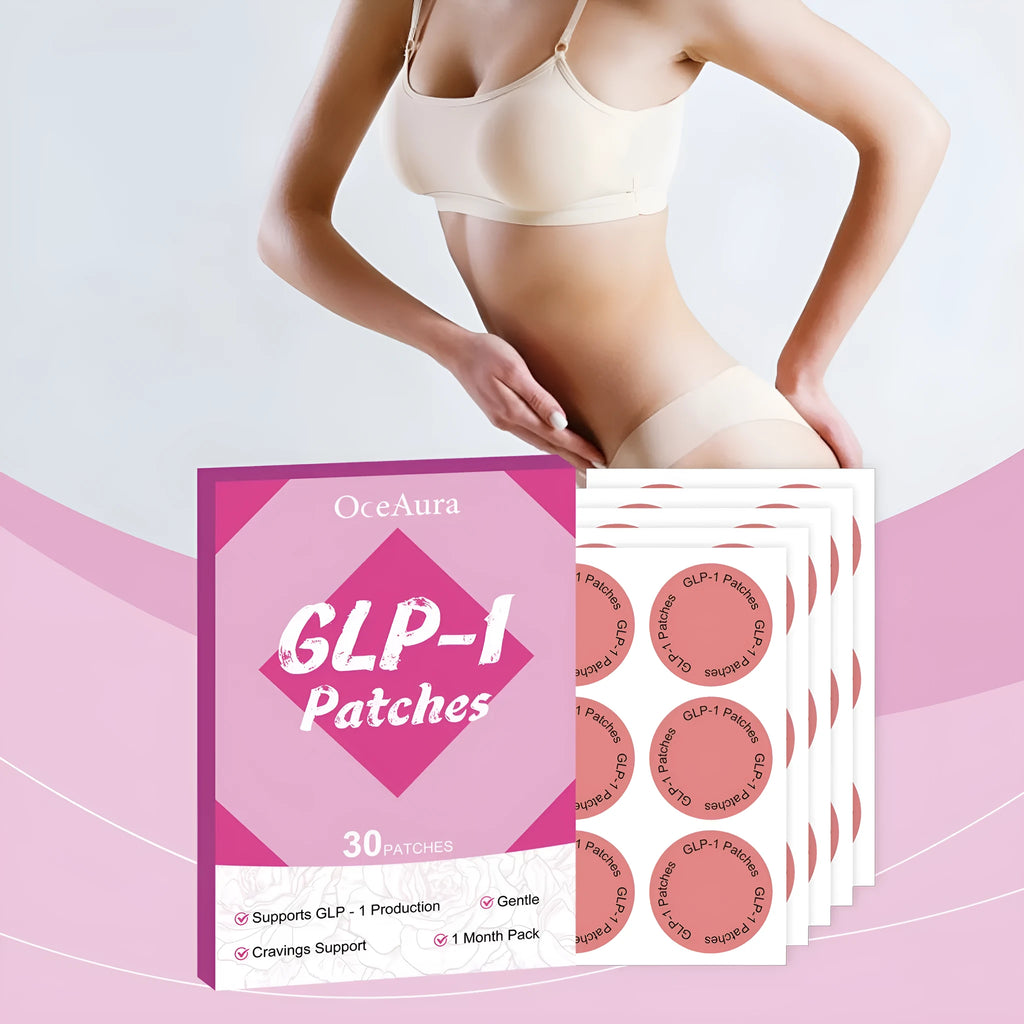 Appetite control auxiliary patch pack of 30 patches with acetyl hexapeptide-8 and rose oil