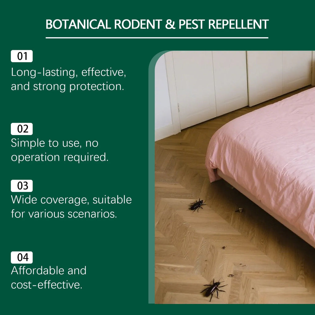 Ten 16g anti-mouse repellent pills and three mesh bags for warehouse and household rodent protection.