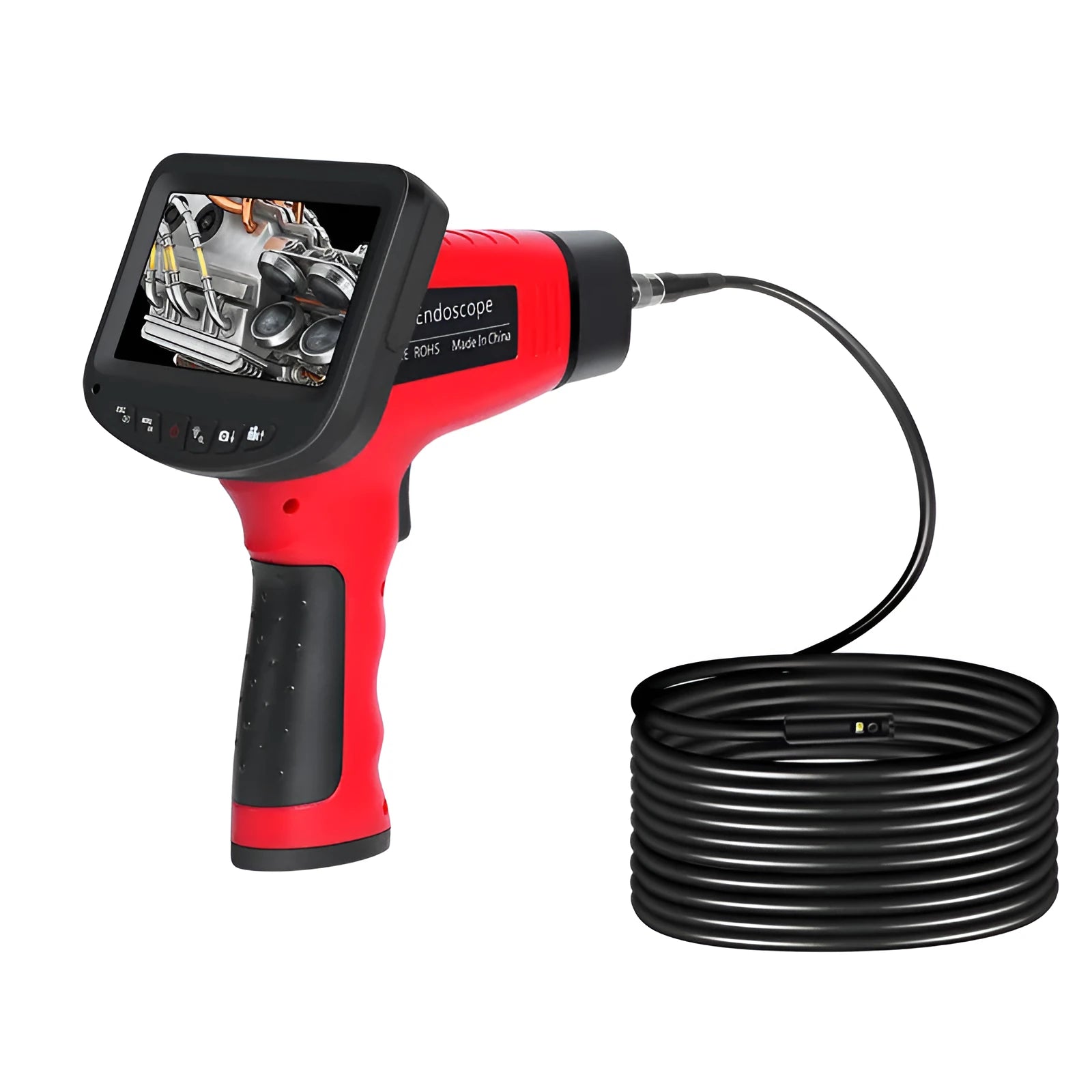 8.5mm dual-lens endoscope HD camera for inspection with memory card