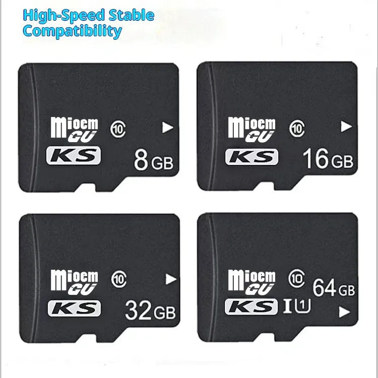 Black TF card 32GB C10 high speed memory card for phones cameras monitoring driving recorders