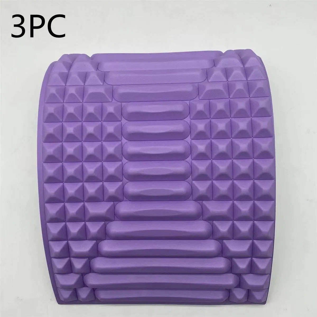 Blue EVA foam back stretcher for lumbar support and neck pain relief
