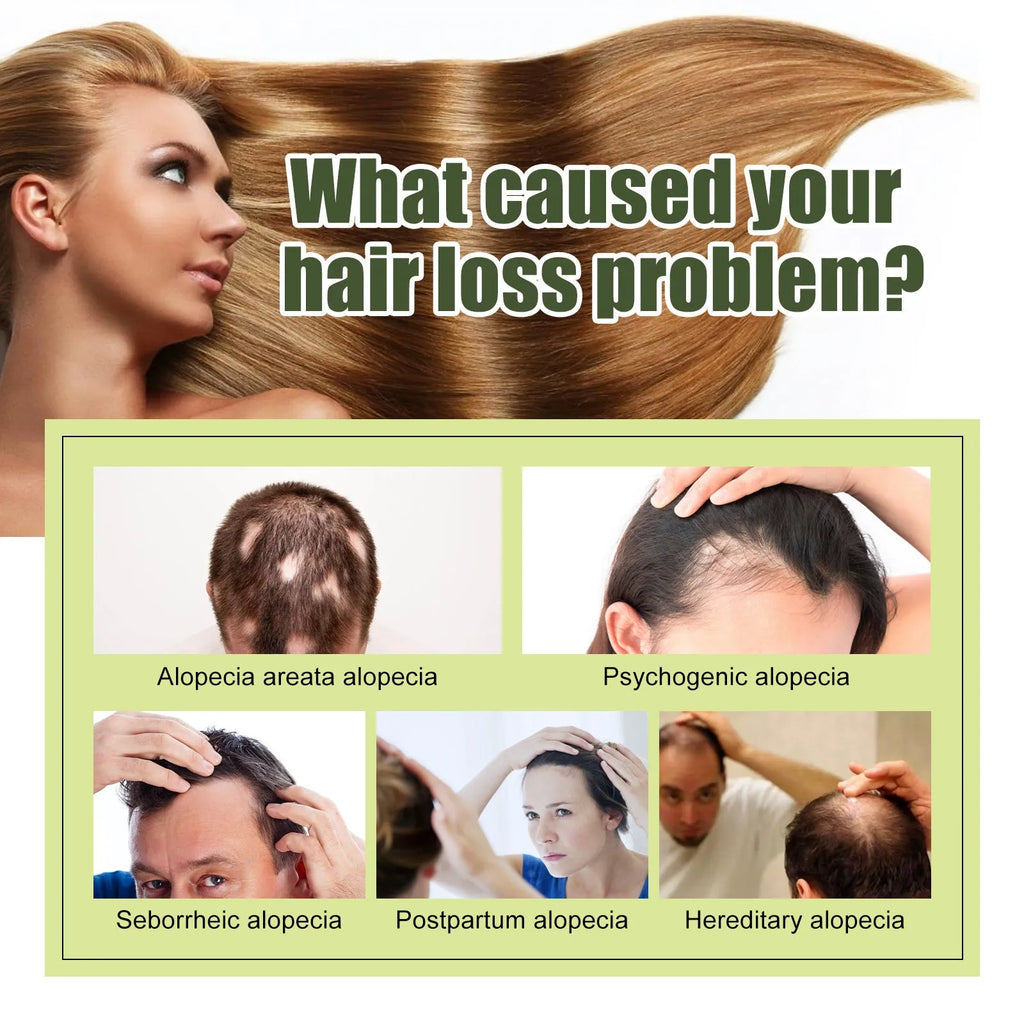 60ml anti-hair fall repair hair oil bottle for dry, damaged hair tails and split ends