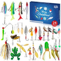 Blind box fishing gear Christmas gift set with 24 metal pieces and 426g pack weight