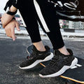 Breathable running shoes with mesh upper, MD sole, front strap, low-top design, available in five colours