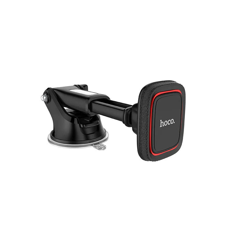 Dashboard stretch rod on-board bracket in black and red, 170x65x95mm, with silicone pads and magnet