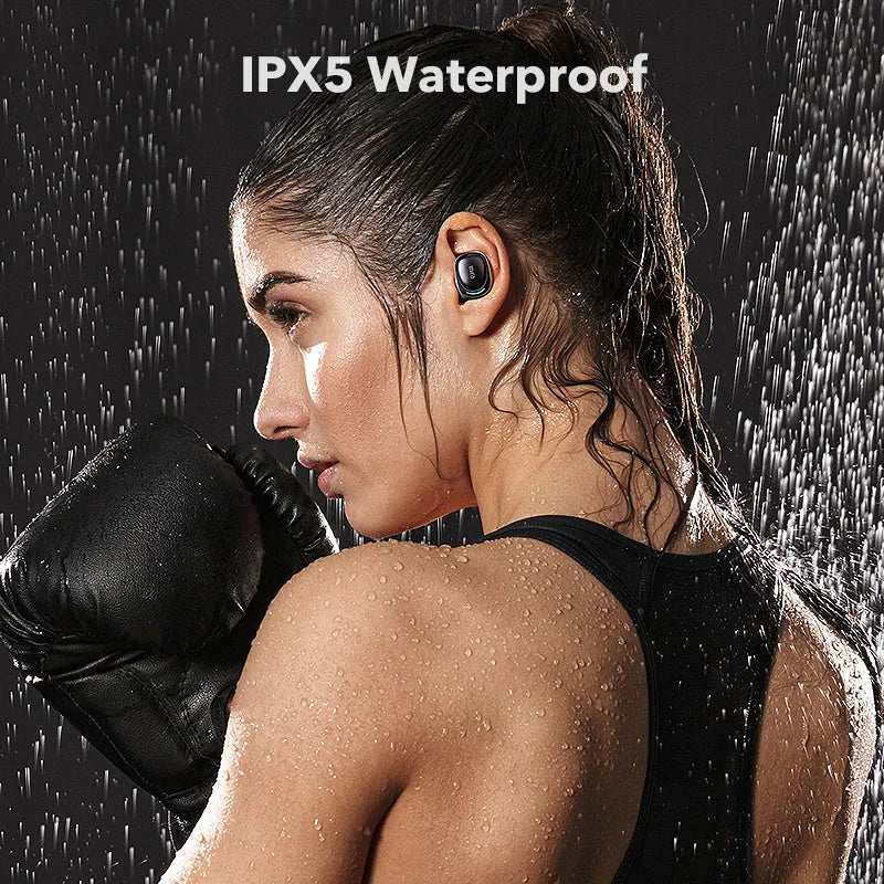 Wireless Bluetooth TWS X8 headphones with charging compartment, Bluetooth 5.0, 6mm speakers, Black or White