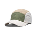 Men's khaki, army green, orange, and yellow quick-drying cotton polyester baseball cap with curved brim.