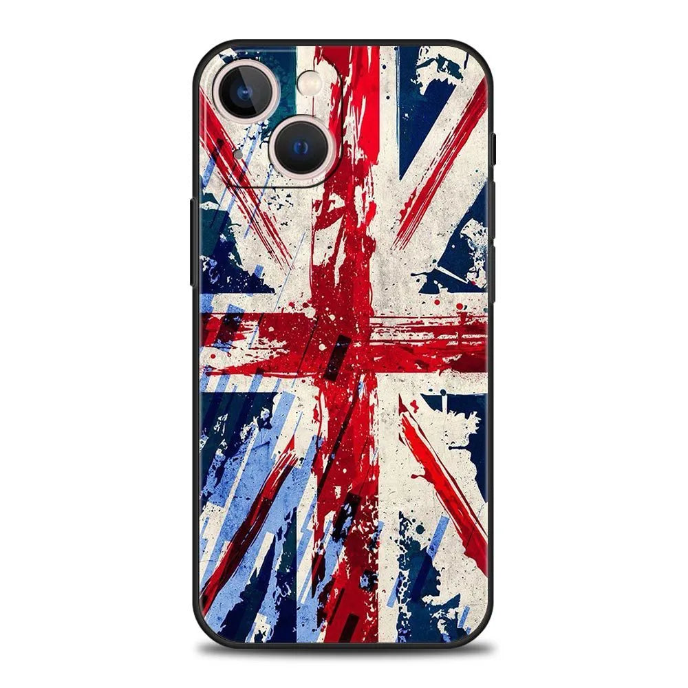 Painted TPU phone case with floral and plant cartoon design for iPhone 13 Pro Max in European style