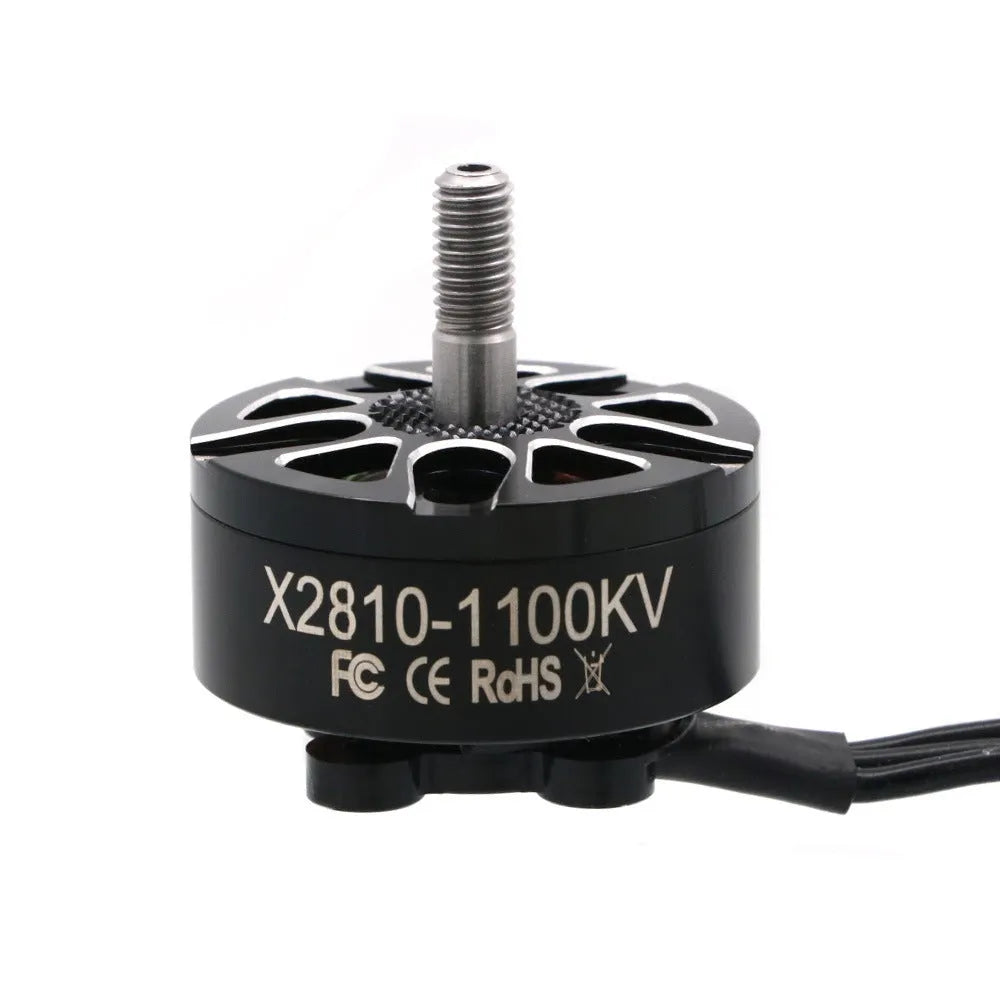 Multi-axis flight model motor for aircraft models with metal construction