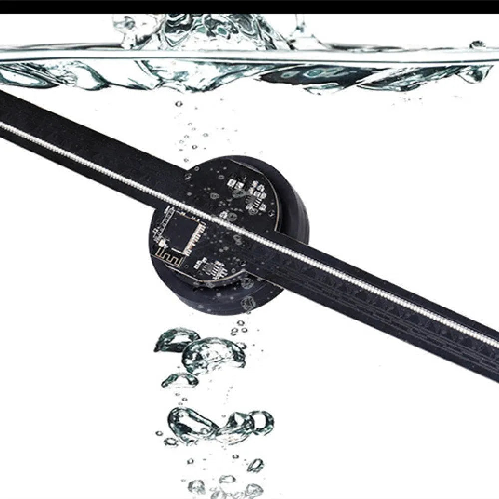 42cm black holographic advertising machine fan screen showing 3D display effect
