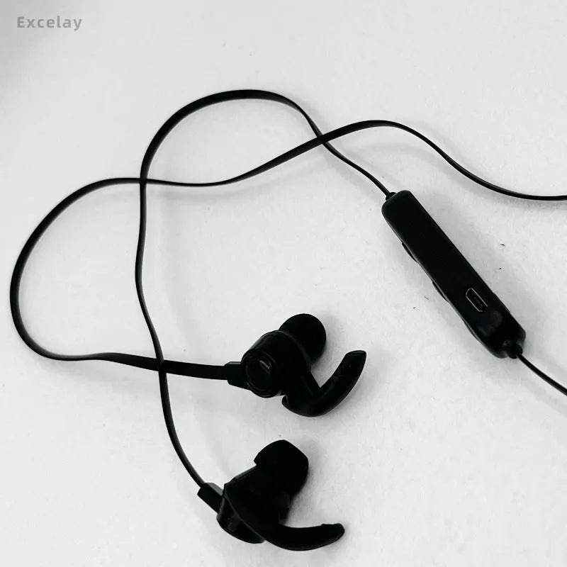 AMW-810 wireless Bluetooth headset in blue colour compatible with OPPO VIVO mobile phones