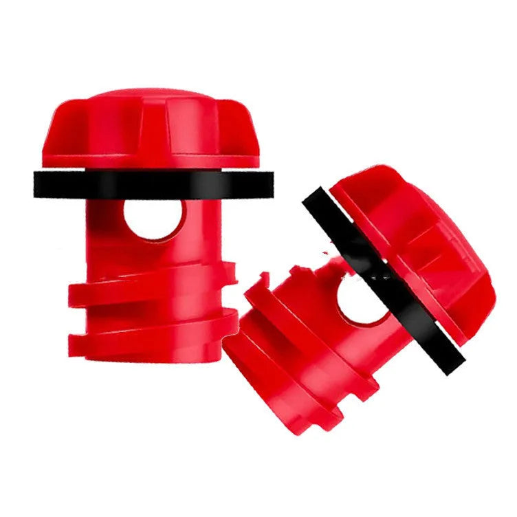 Silicone blocked drain plug for insulation box outlet in four colours
