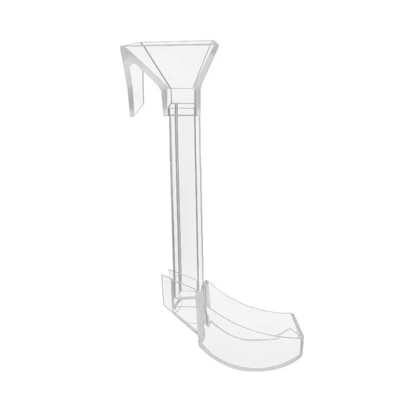 Plastic aquarium feeding tube set with cleaning brush and spoon in three sizes: 17cm, 28cm, and 38cm.