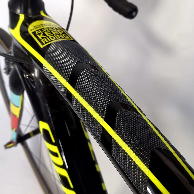 Mountain bike frame protective film plastic sheet with decorative pattern options