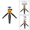 Projector bracket phone selfie stand tripod head with 360 degree rotation and UNC1/4 screw, 16cm high gear