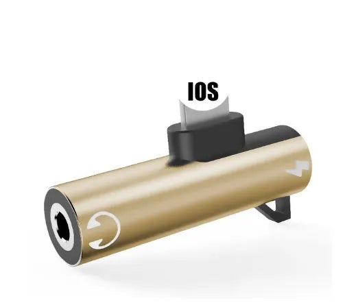 3.5mm to lightning headphone adapter for iPhone in multiple colour options