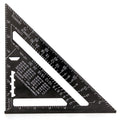 Aluminium alloy woodworking measuring square triangle ruler with 90-degree angle