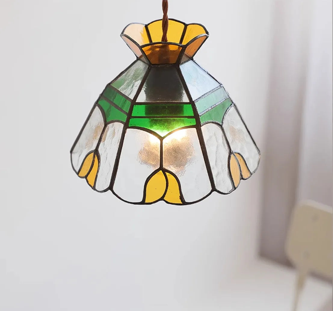Handmade glass chandelier bedside lamp, MD-0365, ABS hardware chassis, 111V-240V, no bulb included.
