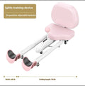 Steel pipe leg stretcher equipment for horse exercises with foam padding and optional backrest