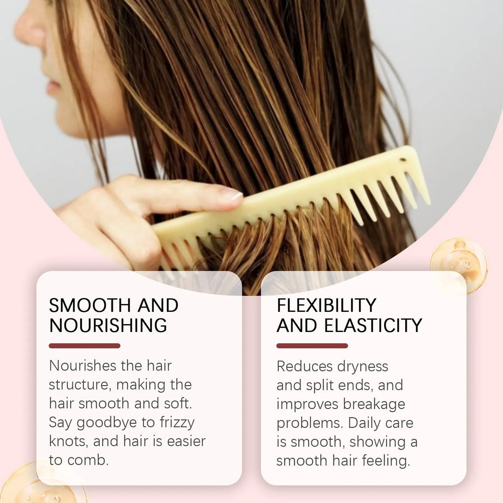 100g hair mask cube with hydrolysed keratin, collagen, and aloe extract for moisturising.