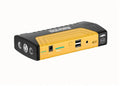 TM15A car emergency jump starter with 200A current, USB port, in green colour on white background