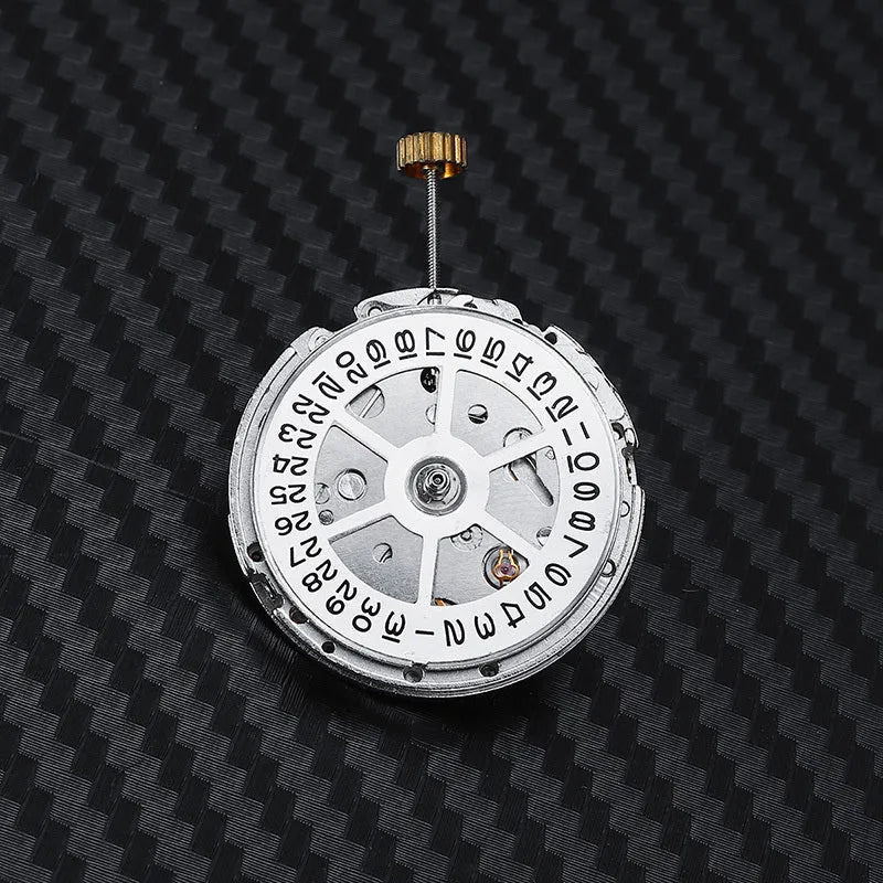 8215 automatic watch movement replacement with silver stainless steel construction