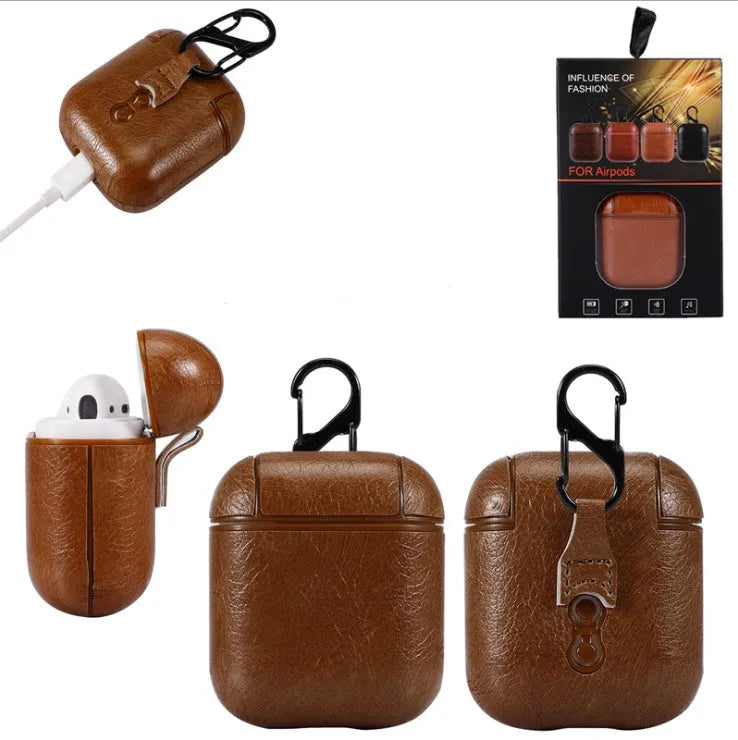 Universal silicone protective case for Apple AirPods 1st and 2nd generation in four solid colours