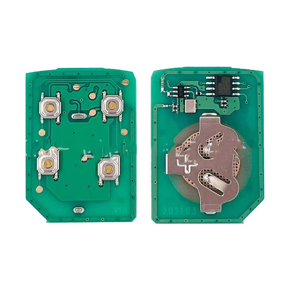 Blank Ford replacement key fob shell case in ABS plastic for 2+1 or 3+1 key layouts