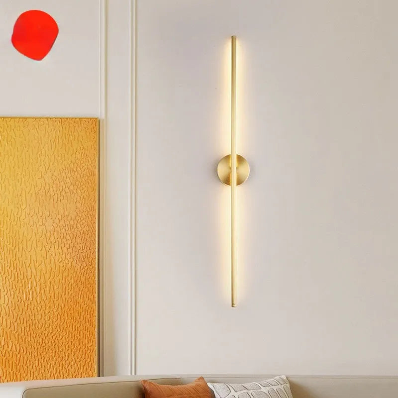 Creative minimalist background wall lamp with acrylic lampshade 220V light luxury style model 6643-B