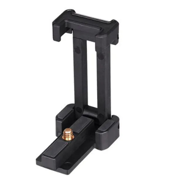 Black desktop phone tripod compatible with Apple iPhone and Huawei P30 models