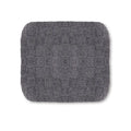 Flannel pet bed soft plush sofa in grey with thick cushion for dogs and cats
