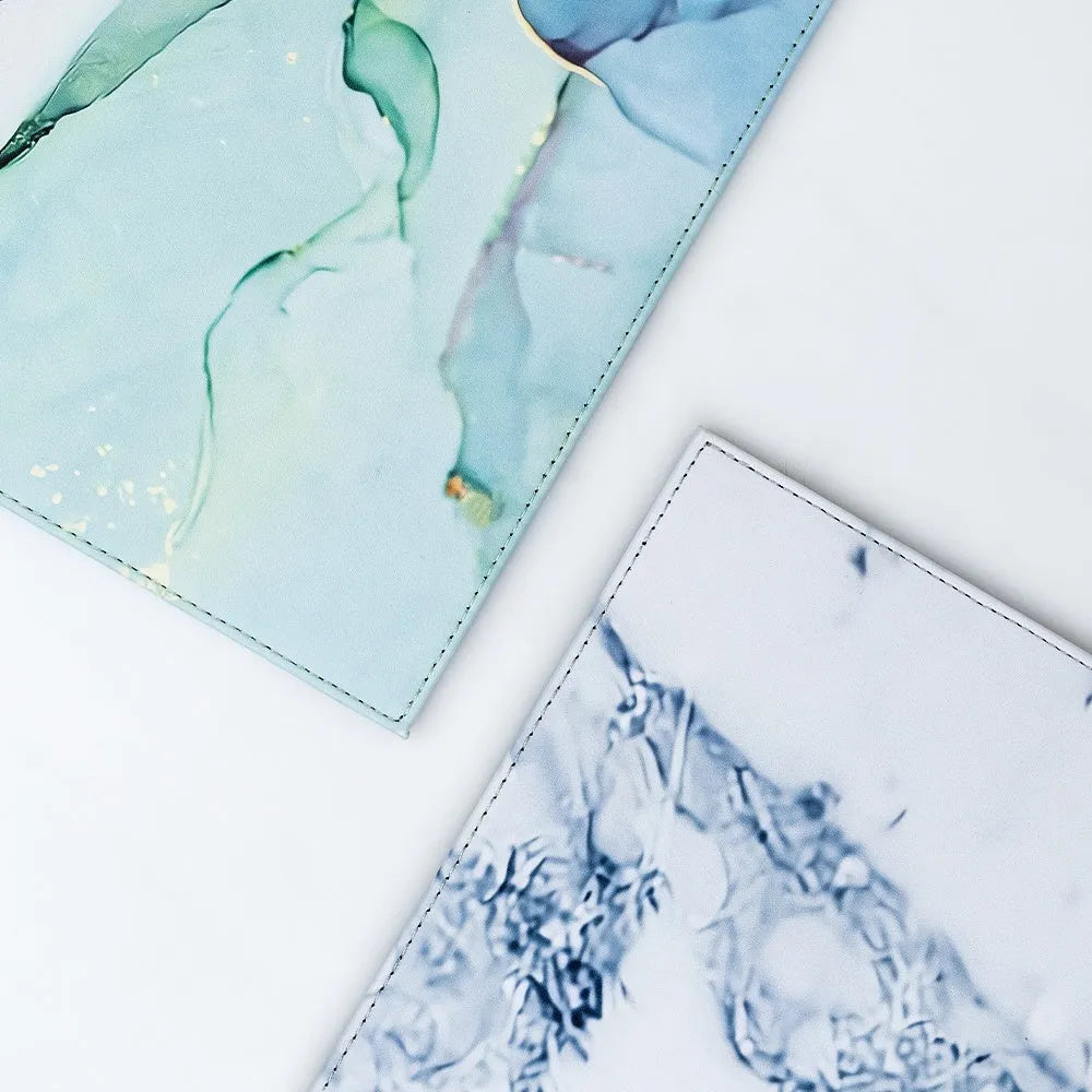 24.5 cm anti-radiation silicone tablet pad showing four colour options