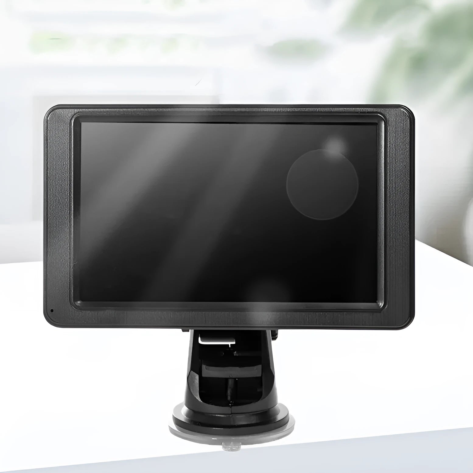 7-inch vehicle-mounted MP5 player with LCD screen and mounting bracket