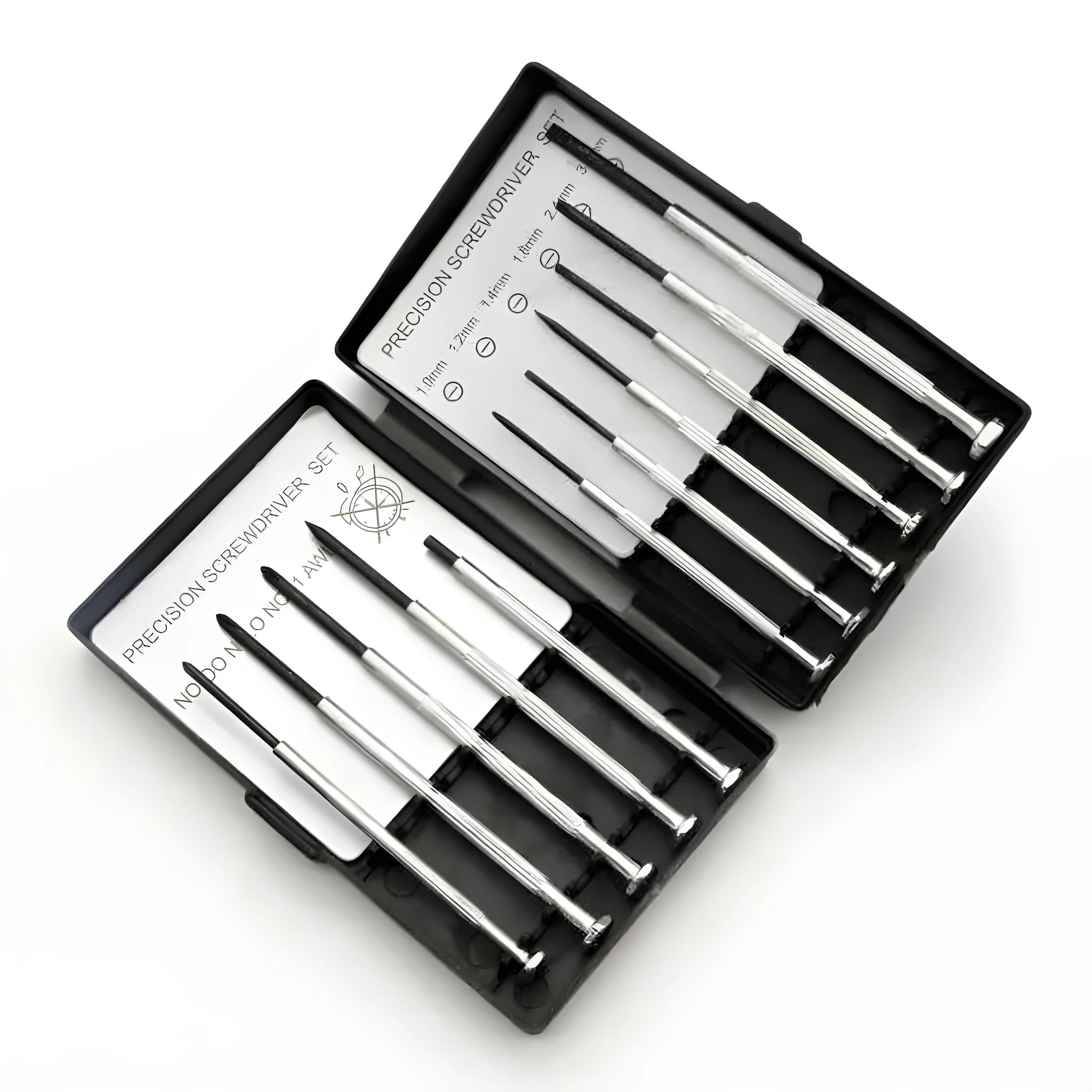 TH-6177 11-piece clock repair screwdriver set with multiple head types