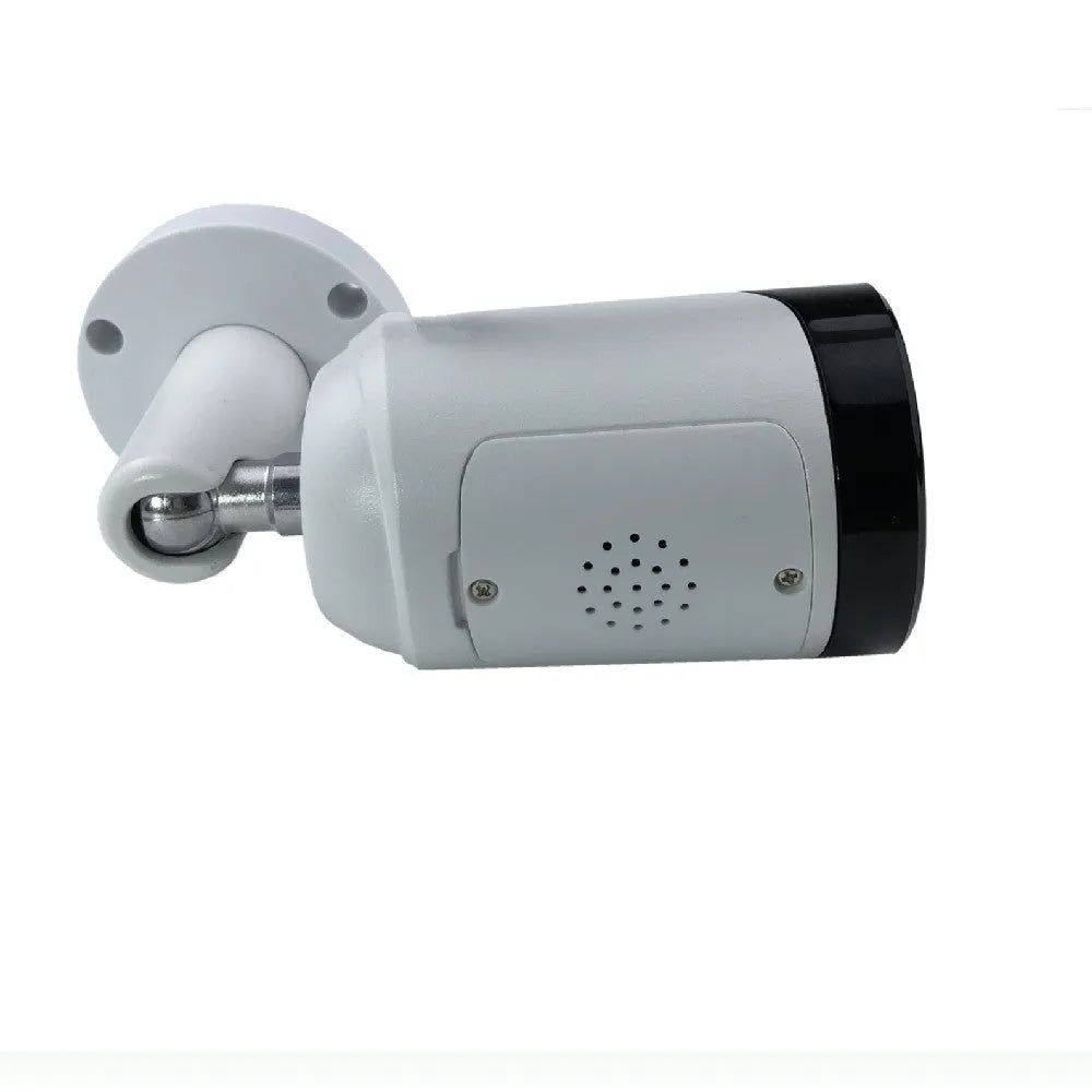 3MP POE panoramic camera with fixed lens, ABS metal housing, 20m night vision, and bidirectional voice