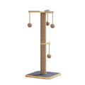Windmill design cat climbing frame toy with a scratch-resistant chip hanging ball.
