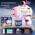 Children's bubble machine space astronaut toy fully automatic electric bubble blower with soft lighting
