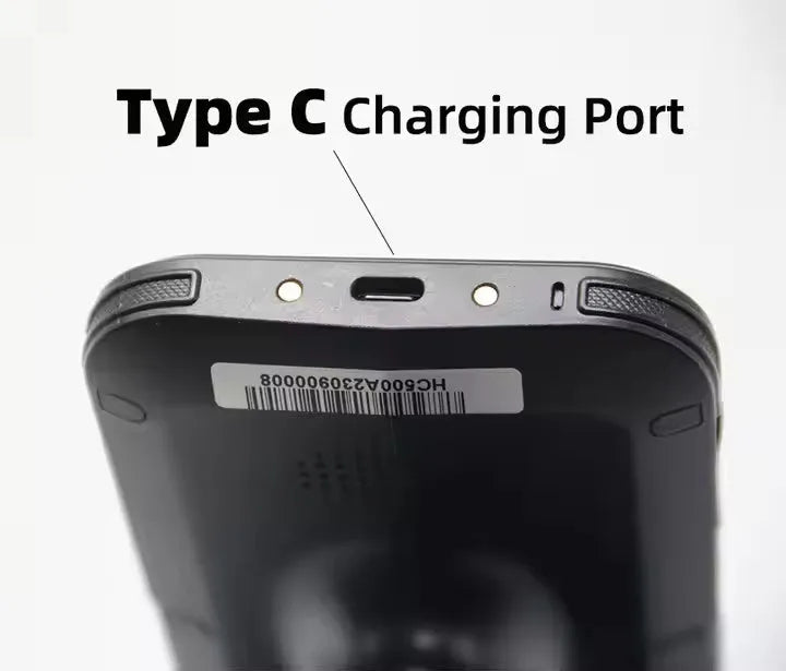 SLP-05 portable Android handheld UHF RFID reader and scanner with fingerprint sensor