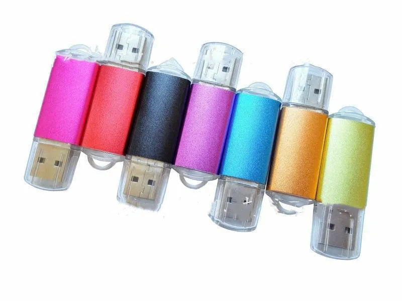 USB software encryption lock dongle with metal shell in multiple colour options showing USB connector