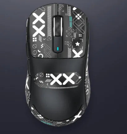 Bluetooth computer mouse with three connectivity modes in black, white, lavender, red, or orange colour options
