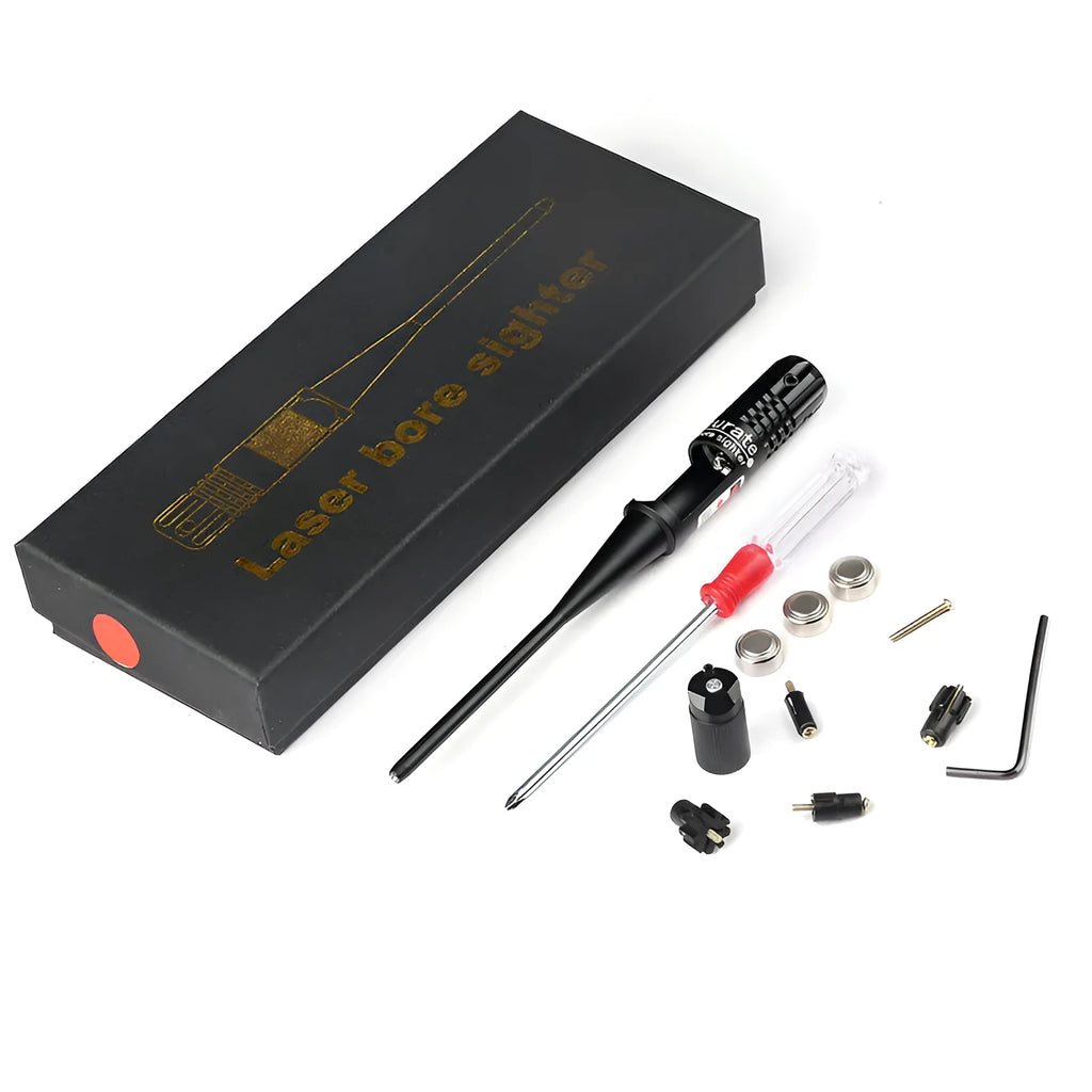 Black matte T6010 aluminium alloy laser calibration device 190mm 80mm 30mm with red or green beam option