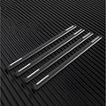 GM door anti scratch soft rubber strip protection carbon fibre black 4 pack bumper strip