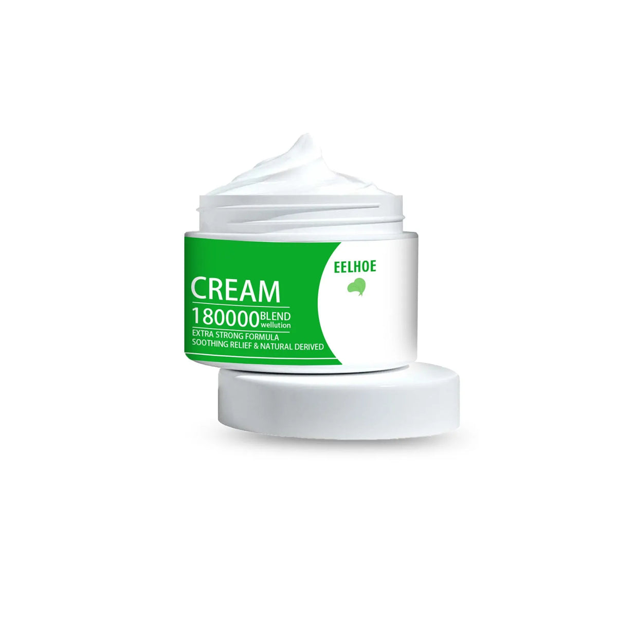 Massage cream tube with aloe, flower extract and menthol, 30g or 50g, for body care and joint relief
