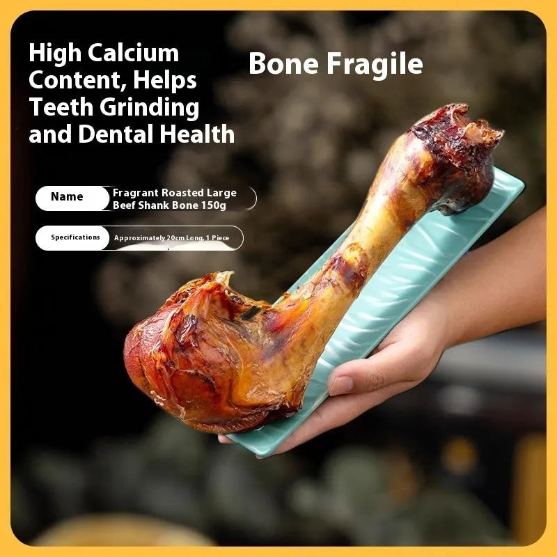 A high-calcium roasted ox bone flavour molar rod chew for puppies in three sizes.