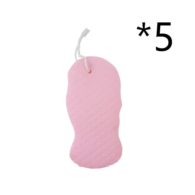 3D fish scale pattern bath sponge ball in white, grey, pink or light blue colours for gentle body exfoliation